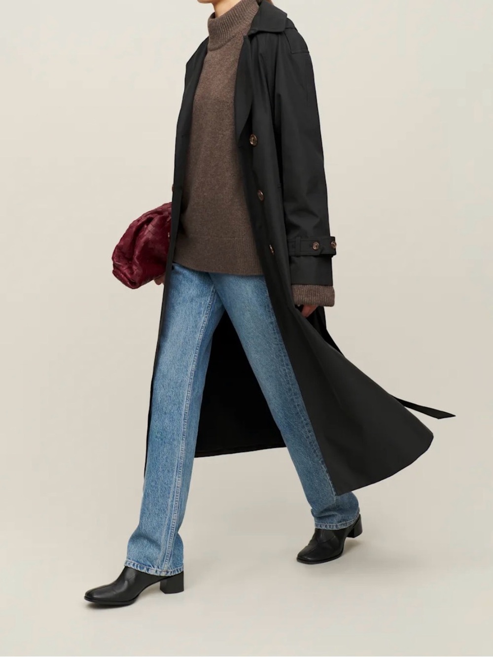 Reformation Black Soft Leather Ankle Boots - Picture 11 of 11